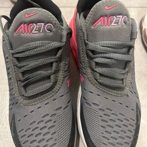Nike Air 270 Gray with Pink Accents